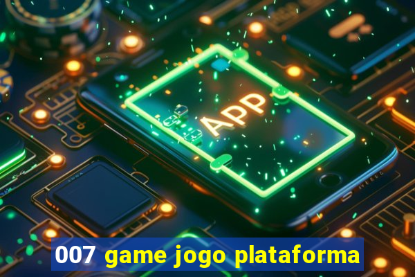 007 game jogo plataforma